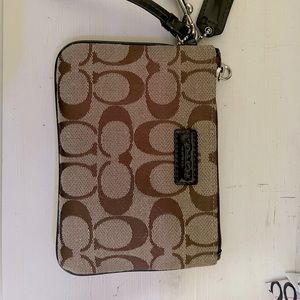 Coach wristlet purse